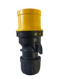 SEE G802-14-1 ****PCE - 16a 110v 3p+e IP44 Black/Yellow Trailing - Male