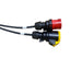 25m Hoist Power & Low Voltage Control Cable Looms - 16A Male To Female 4-PIN CEE FORM