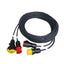 5m Hoist Power & Low Voltage Control Cable Looms - 16A Male To Female 4-PIN CEE FORM
