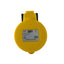 PCE - 16a 110v 3p+e IP44 Black/Yellow Trailing - Female