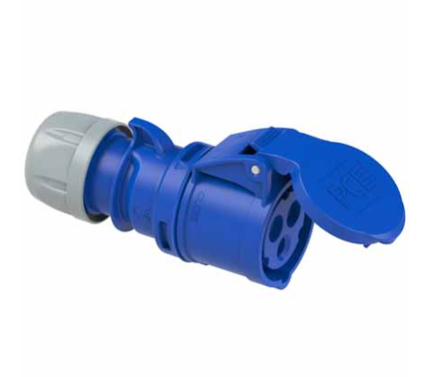 PCE 16A Coupler (220/240 Volt, 2P+E Pin Configuration)