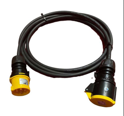 110V Low Voltage Hoist Control Cable - 16A Male To Female 4-PIN CEE FORM