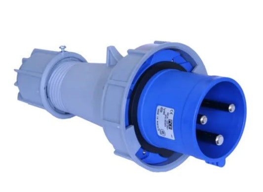 PCE 63A Plug (220/240 Volt, 2P+E Pin Configuration)