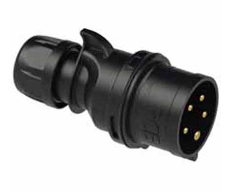 PCE 16A Plug Midnight range (380/415 Volt, 3P+N+E Pin Configuration)