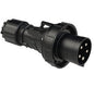 PCE 63A Plug Power Twist Midnight range (380/415 Volt, 3P+N+E Pin Configuration)